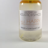 NO.1 HAPPY | ORANGE & CLEAR QUARTZ MIST FOR UPLIFTING ABUNDANCE AND POSITIVITY